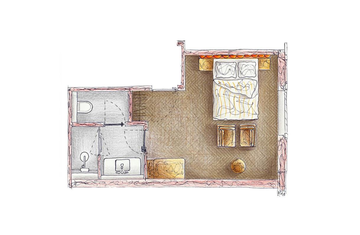 Das James 플렌스부르크 외부 사진 A plan of a typical room